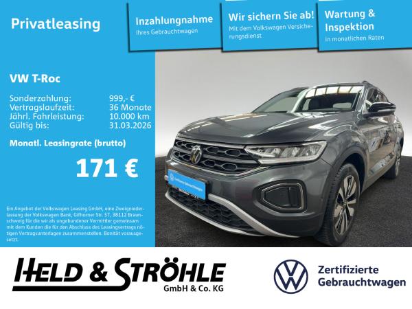 Abbildung Leasingangebot VW T-Roc