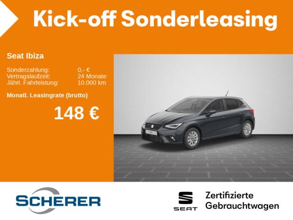 Seat Ibiza Style 1.0 TSI NAVI RFK APP SHZ LED PDC GJR