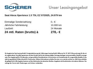 Seat Ateca Xperience 1.5 TSI DSG NAVI APP RFK SHZ