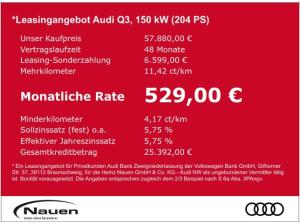 Audi Q3 TFSI quattro 2x S line TECH+ AHK LED+KLIMA+