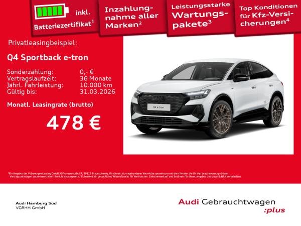 Audi Q4 e-tron Q4 Sportback 45 e-tron qu S LINE-EDITION/SONOS