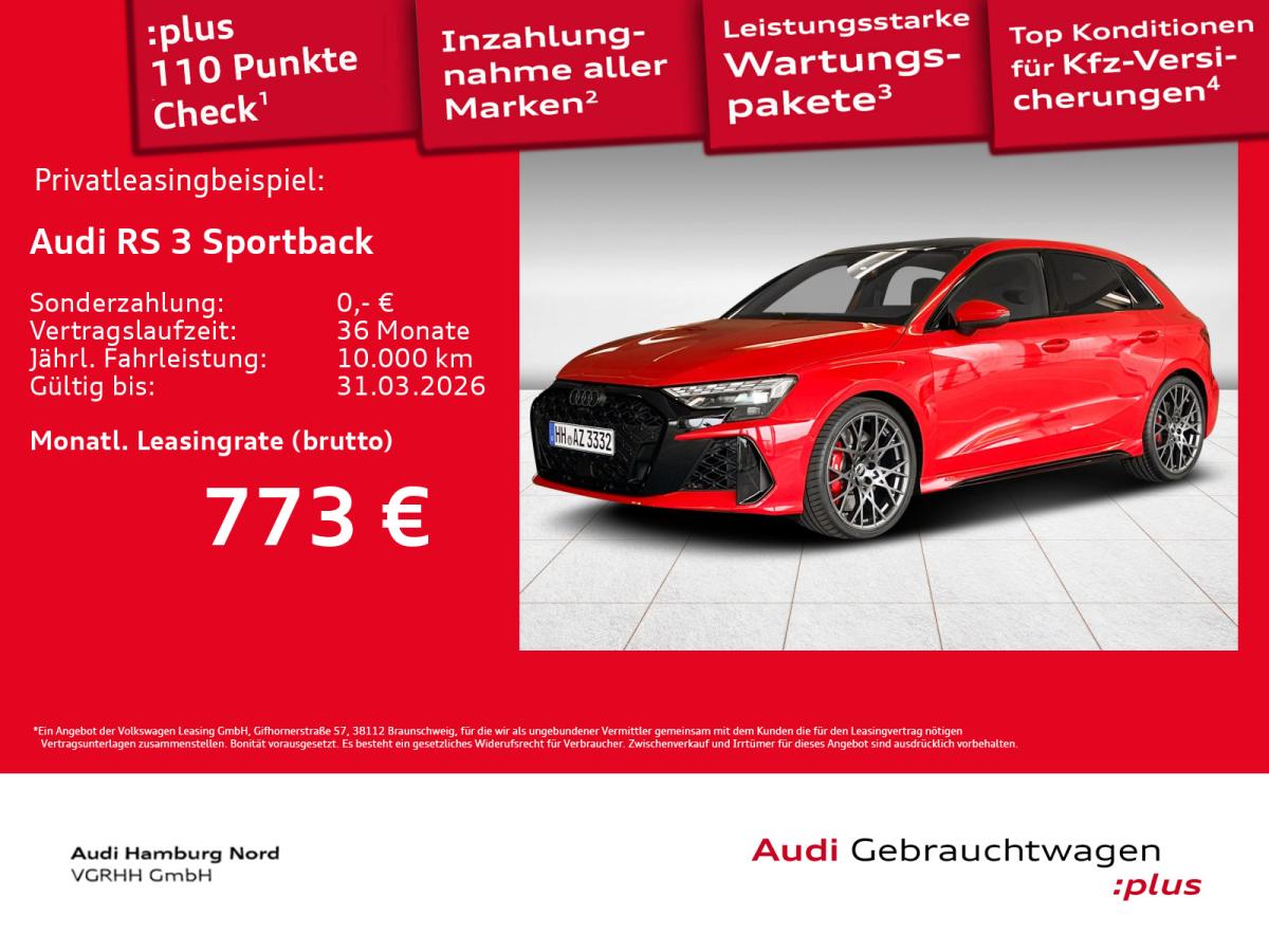Audi RS3 RS 3 Sportback 2.5 TFSI ACC B&O HeadUp Panorama