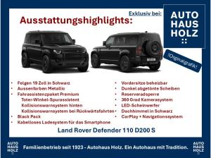 Land Rover Defender MY26 NEUWAGENAKTION 110er! 19ZOLL SCHWARZ - SCHWARZ PAKET - 360 KAMERA - SHZ - FAHRPAKET