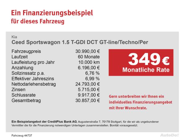 Kia Ceed SW Ceed Sportswagon 1.5 T-GDI DCT GT-line/Techno/Per