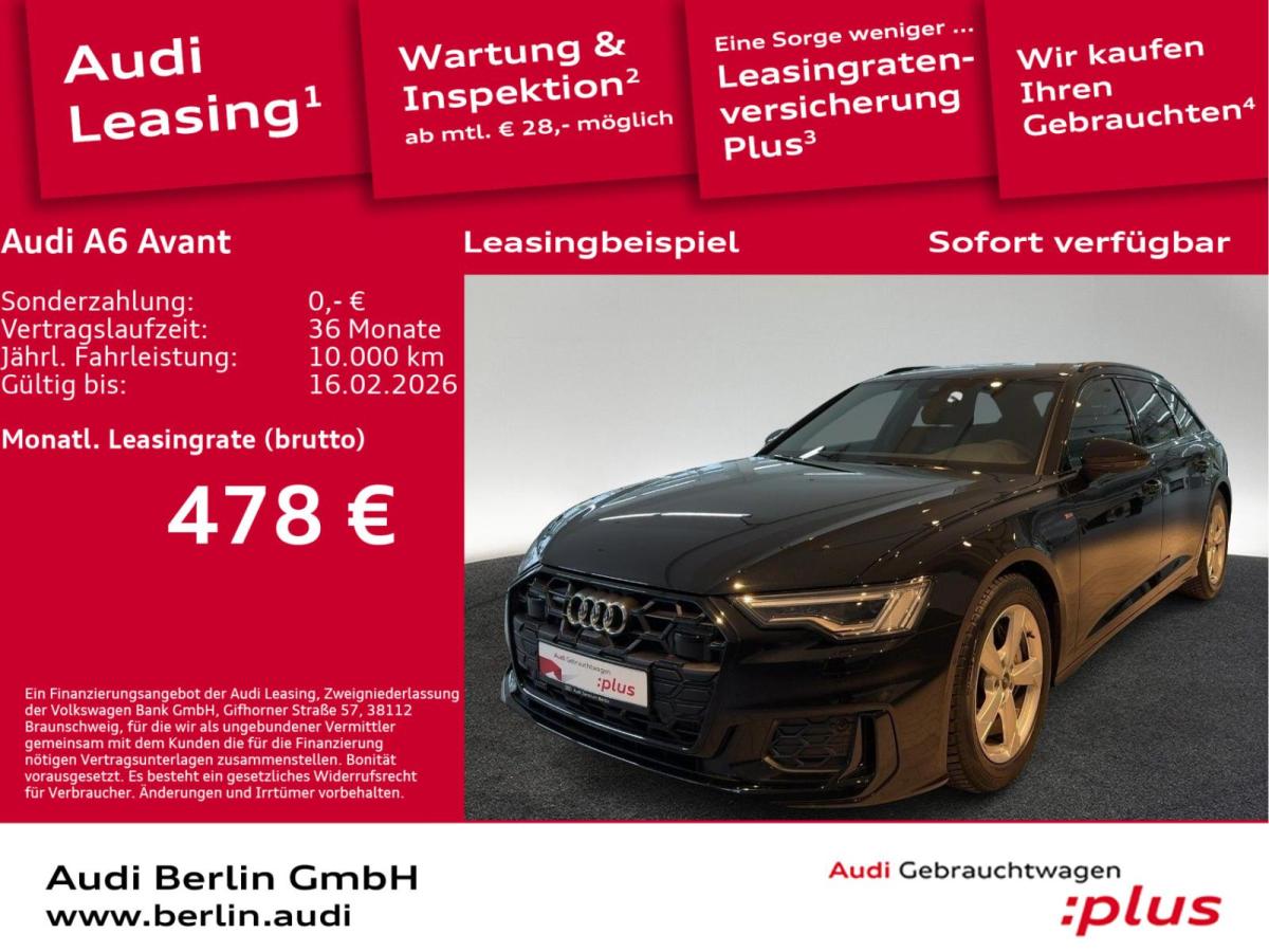 Audi A6 Avant Design S line 50 TDI qu.tiptr. AHK 360