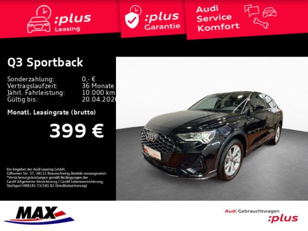 Audi Q3 Sportback 35 TDI S LINE LED+PANO+OPTIK+NAV+VCP