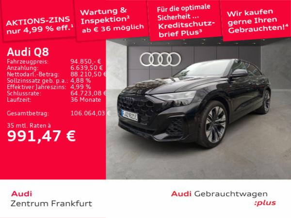 Abbildung Leasingangebot Audi Q8