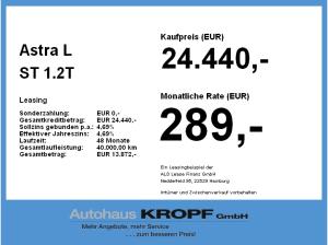 Opel Astra L ST 1.2T Navi,Parkpilot,Sitzheizung