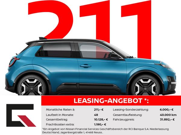 Nissan Micra 52kWh EVOLVE Winter /Harman-Kardon/ParkAssist/LED/Carplay