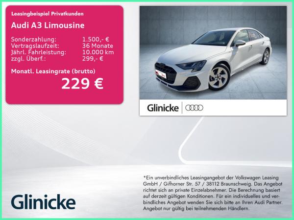 Audi A3 Limousine S line 35 TFSI S tr AHK/Nav/ASI/PBox/Sound/Assist