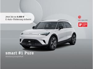 smart #1 Pure⚡inkl. 6.000€ E-Prämie¹❗️(LED, 18" LM, Android Auto/Carplay, uvm.)