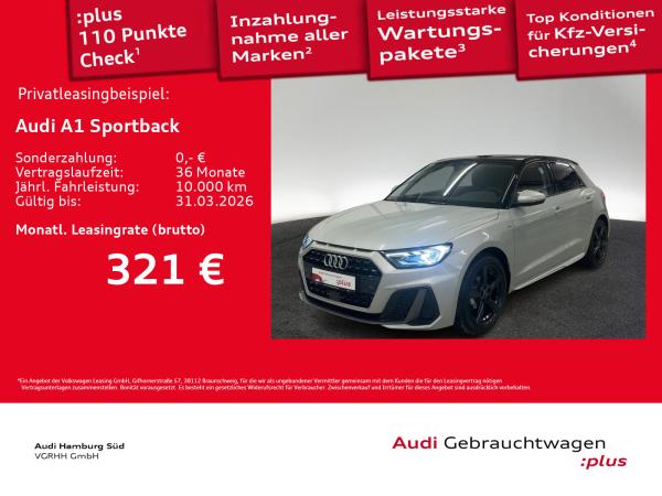 Audi A1 Sportback 25 TFSI S line S tronic LED/VIRTUAL
