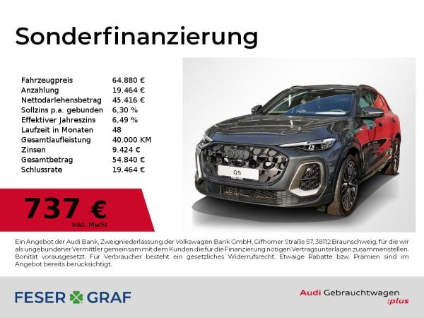Audi Q5 SUV edition one mit Akzenten magnesiumgrau