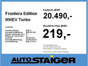 Opel Frontera Edition MHEV