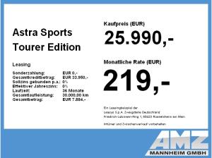 Opel Astra Sports Tourer Edition 1.2 Turbo **Gewerbehammer**