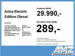 Opel Astra Electric Edition