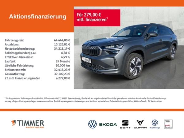 Skoda Kodiaq 2.0 TDI DSG 4x4 SELECTION +AHK +MATRIX +ACC +RKAM +VIRTUAL +NAVI +APP +