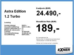 Opel Astra Edition 1.2 Turbo **Gewerbehammer**