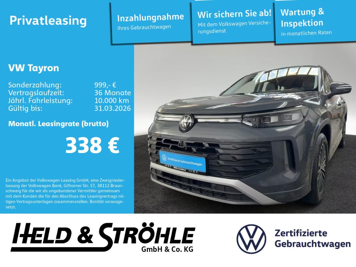 Volkswagen Tayron Life 1.5 eTSI DSG 7SI AHK MATRIX 360°KAM