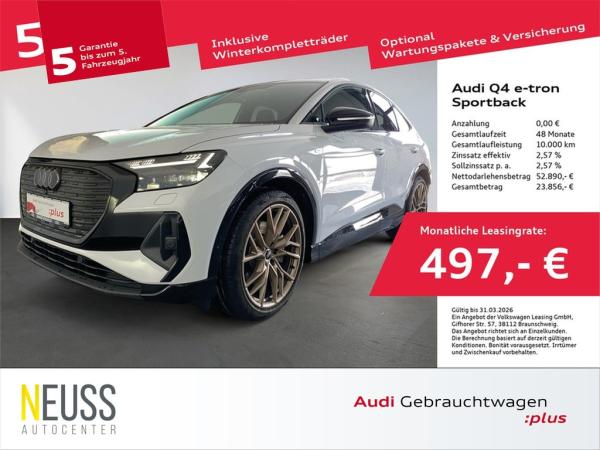 Audi Q4 e-tron Sportback 45 quattro edition S line HUD+AHK+HPC
