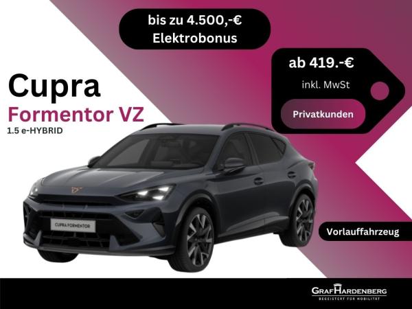 Cupra Formentor VZ 1.5 e-HYBRID🔋mit 3.000,-€ E-FAHRZEUG FÖRDERUNG🔋