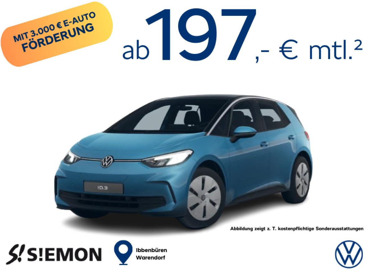 Volkswagen ID.3 ID.3 Pure ⚡ Besteller ⚡ 3000 € Anzahlung E-Auto Förderung ⚡ Privatkundenangebot