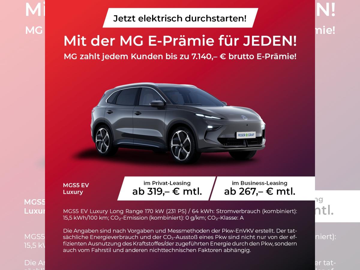 MG S5 EV Luxury Extended Range *LED*Kamera*ACC*Navi*Sitzhzg*