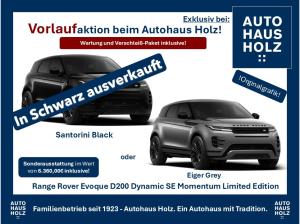 Land Rover Range Rover Evoque Sondermodell Momentum Dynamic SE -  20ZOLL SCHWARZ - SCHWARZ PAKET - KOMFORTPAKET - SHZ - FAHRPAKET