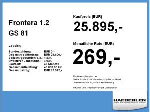 Opel Frontera 1.2 GS LED+Navi+SHZ+Winterp.+Kam.