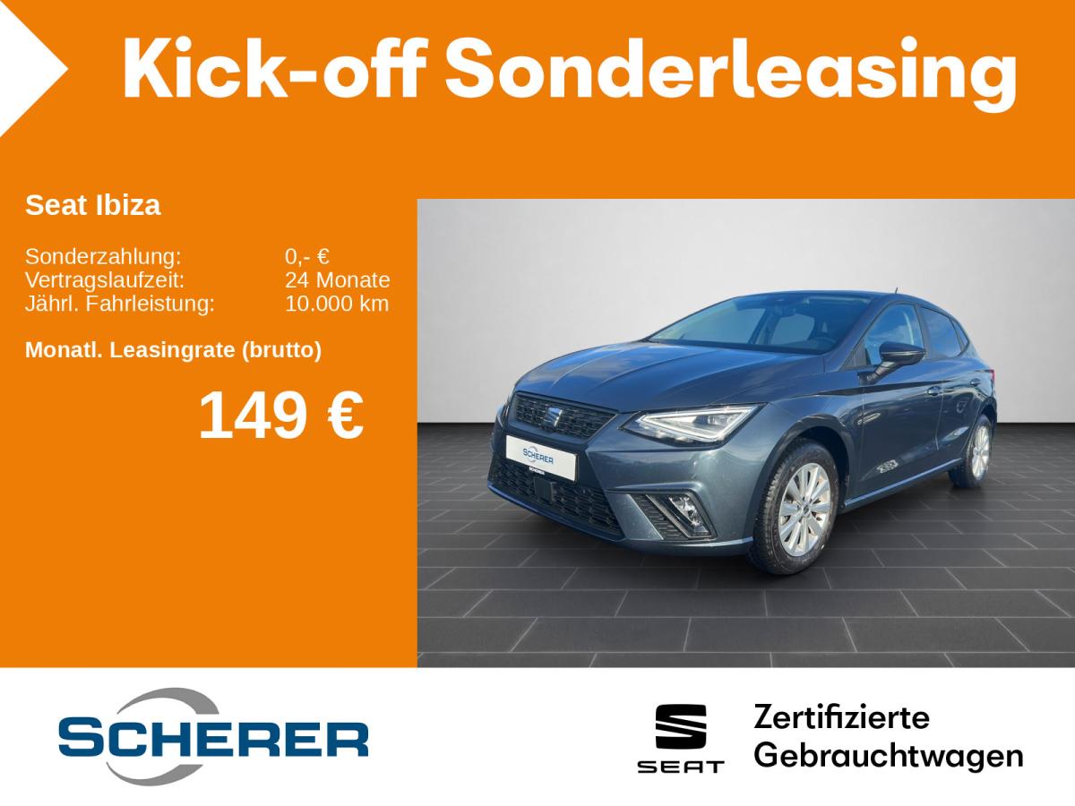 Seat Ibiza Style 1.0 TSI NAVI RFK APP SHZ LED PDC GJR