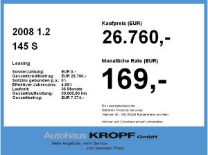 Peugeot 2008 1.2 145 S tyle LED+SHZ+KlimaA+PDC+Facelift