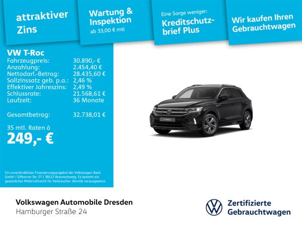 Volkswagen T-Roc R-Line 1.5 TSI DSG LED-PLUS AHK APP KAMERA