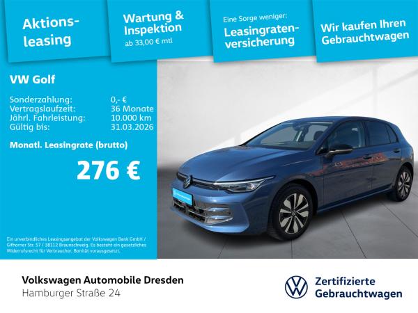 Volkswagen Golf VIII GOAL 1.5 TSI LED-PLUS AHZV TRAVEL NAV