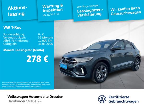 Volkswagen T-Roc R-Line 2.0 TDI TRAVEL APP NAV SIDE ASSIST
