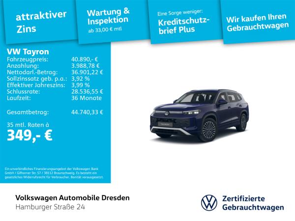 Volkswagen Tayron Life 1.5 eTSI TRAVEL IQ.LIGHT KEYL AHZV
