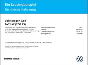Volkswagen Golf VIII GTD DSG NAVI SITZHEIZUNG EINPARKHILFE LED
