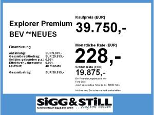 Ford Explorer 77 kWh🔋⚡PREMIUM⚡AHK ⚡ GROßE BATTERIE ⚡SOLANGE VORRAT REICHT⚡