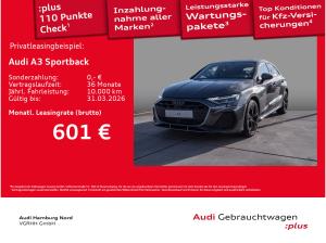 Audi A3 Sportback 1.5 TFSIe S line S tronic Navi HUD