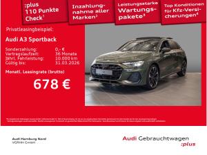 Audi A3 Sportback 2.0 TFSI S line quattro Navi Matrix