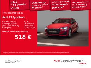 Audi A3 Sportback 1.5 TFSI S line S tronic Nav Kamera