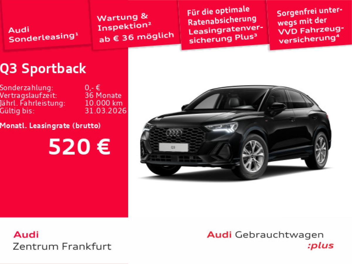 Audi Q3 Sportback 35 TDI S tronic S line LED Navi VC DAB Sitzheizung PDC