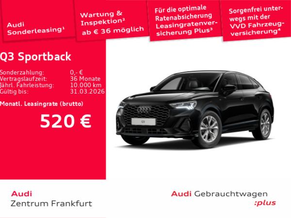Audi Q3 Sportback 35 TDI S tronic S line LED Navi VC DAB Sitzheizung PDC