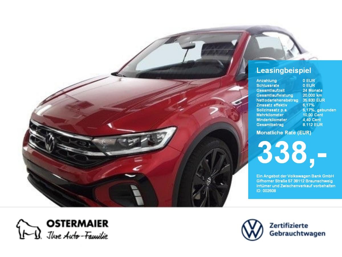 Volkswagen T-Roc Cabriolet R-LINE BLACK 1.5TSI DSG NP.56T KAMERA.19 AHK.NAVIPRO.KEYLESS.