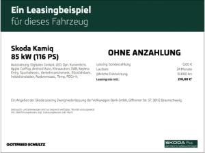 Skoda Kamiq SELECTION TSI DSG EINPARKHILFE LED SMART-LINK KAMERA