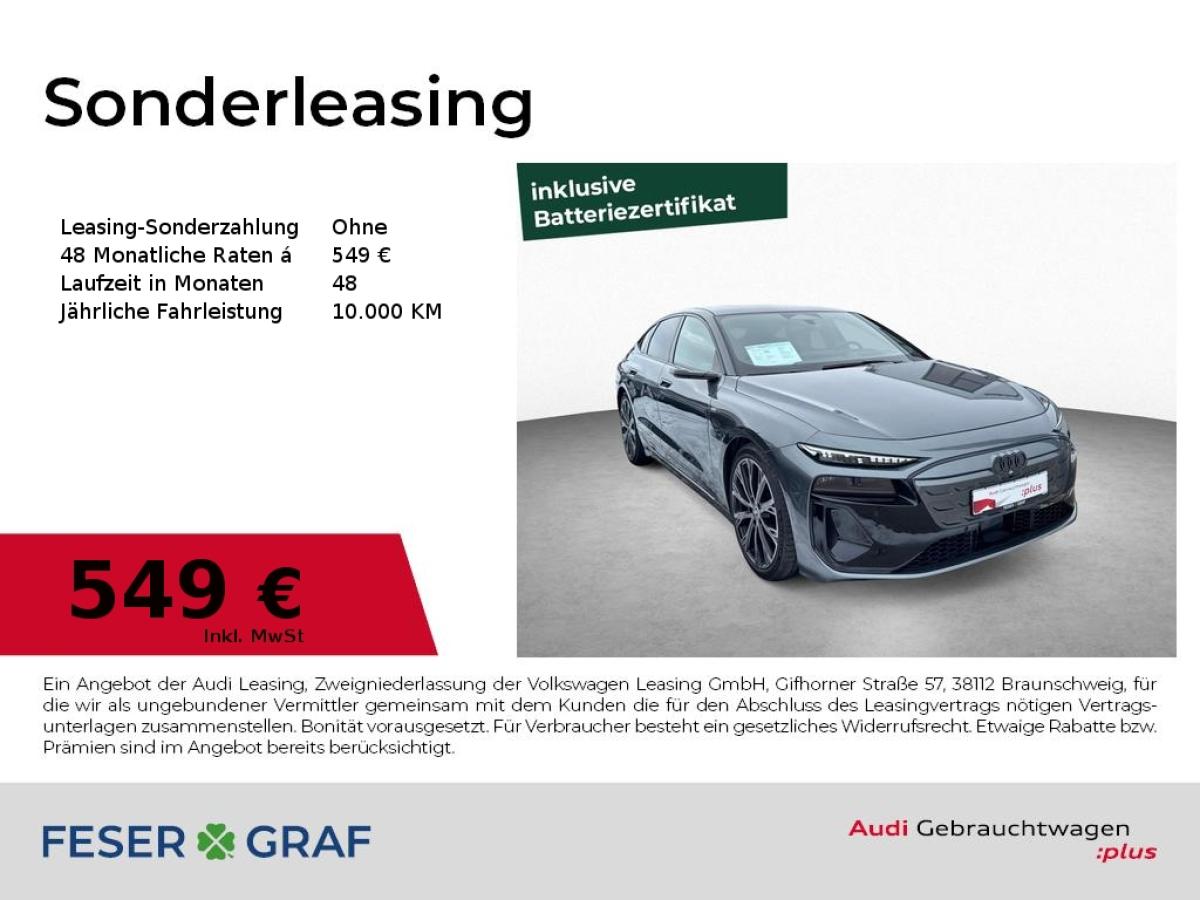 Audi A6 e-tron Sportback edition one - S line - B&O -