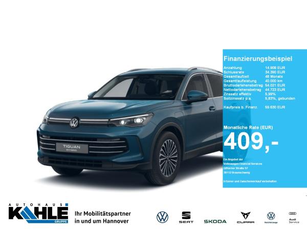 Volkswagen Tiguan 1.5 eHybrid DSG Elegance SOFORT VERFÜGBAR  AHK GJR IQ.DRIVE Premium Navi