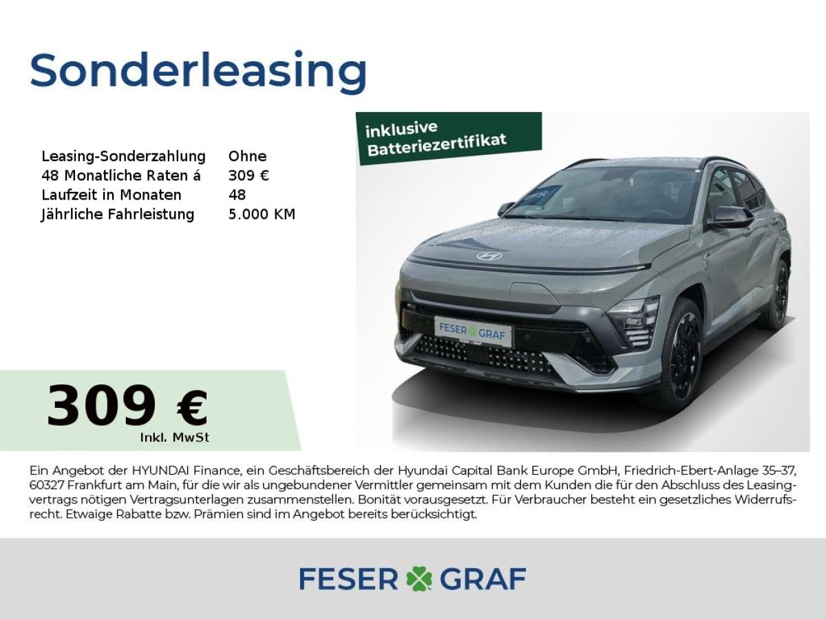 Hyundai KONA Kona N-LINE CAM LED SHZ LHZ CARPLAY WÄRMEPUMPE