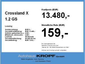 Opel Crossland X 1.2 Tempomat,Bluetooth,Klimaanlage