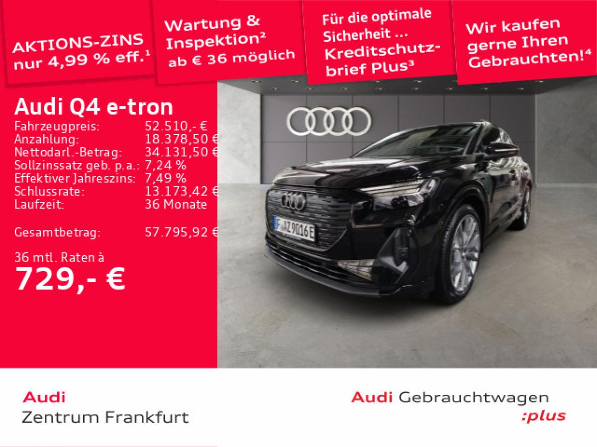Audi Q4 e-tron Q4 45 e-tron S line Matrix-LED Sonos Navi DAB VC PDC Sitzheizung