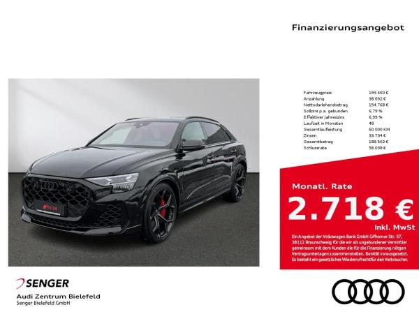 Audi RS Q8 SUV performance 305km/h Optik-Paket Memory